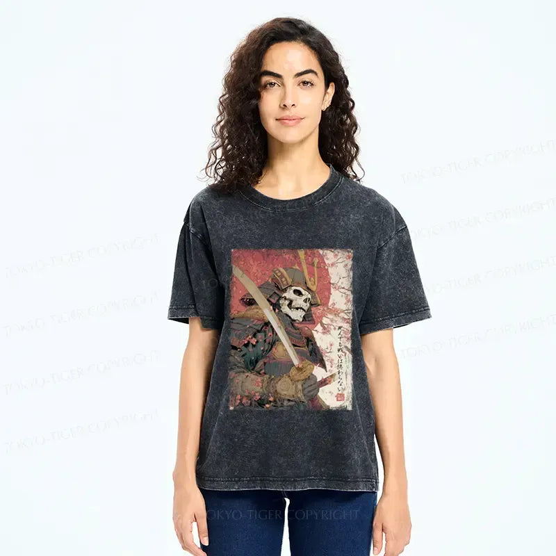 Japanese Vintage Samurai T-Shirt for Men