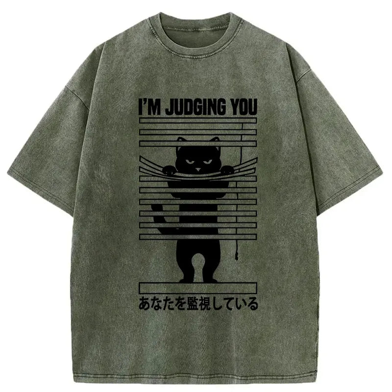 kyoto lion washed vintage unisex tee