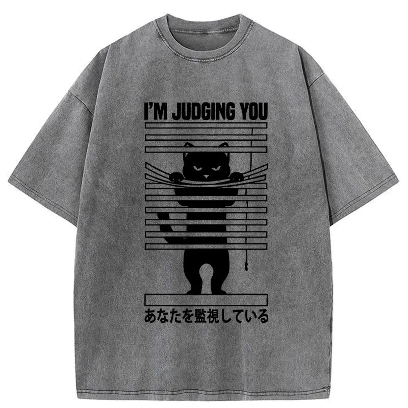 i'm judging you japanese lion t shirt