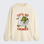 Kyoto-Lion Frog Ready To Commit Crime Long Sleeve T-Shirt