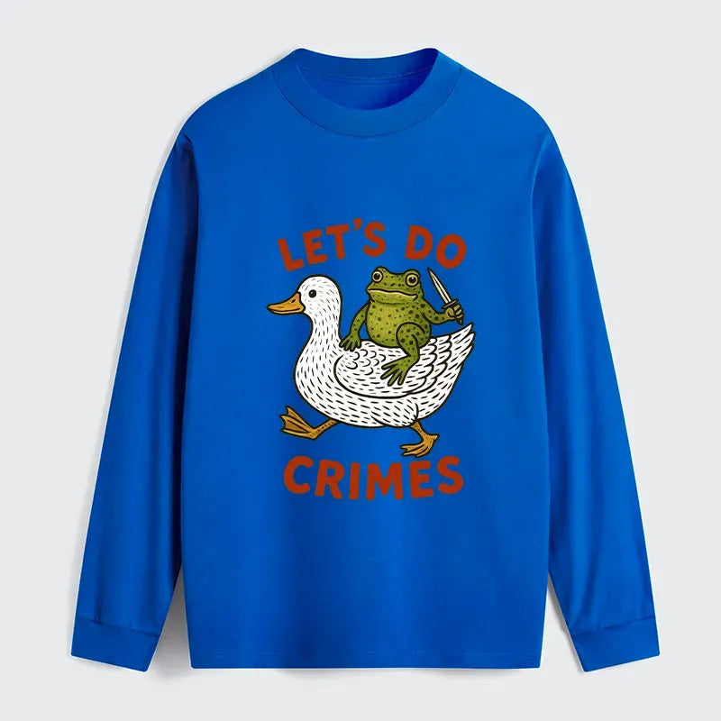 kyoto lion frog long sleeve tee