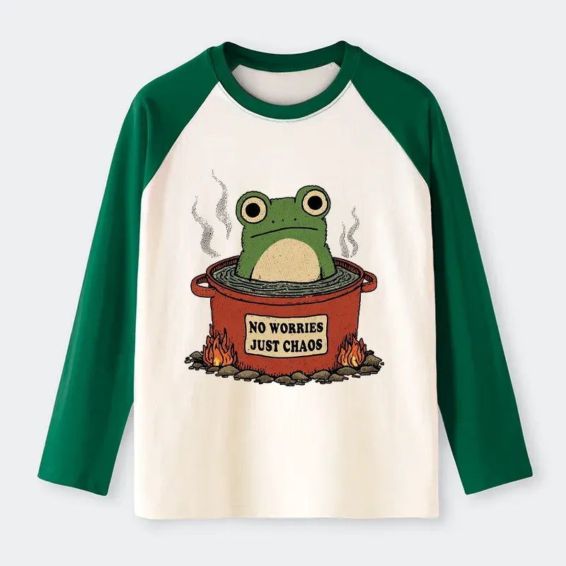 Vintage Japanese frog shirt for summer