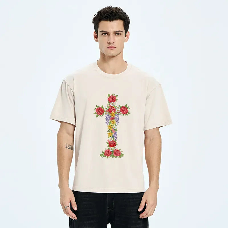 Kyoto Lion Flower Print Tee