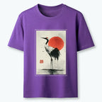 Retro Japanese Crane Classic Tee on Sale