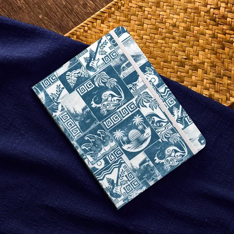 Kyoto-Lion Tropical Island Collage Notebook