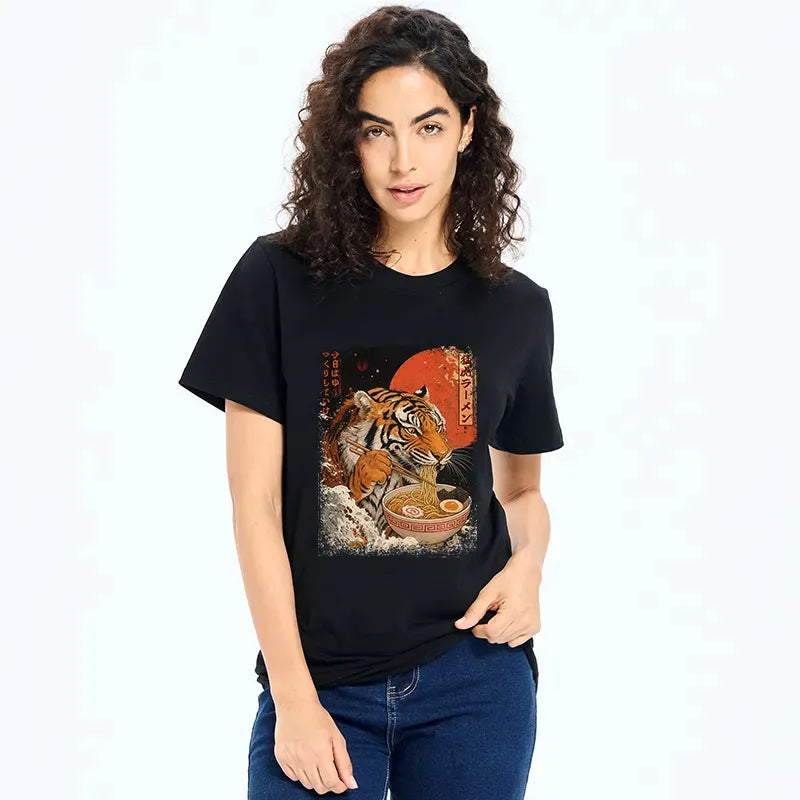 Japanese Ukiyo-e Tiger T-Shirt Gift Idea
