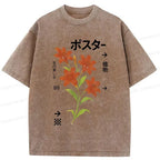 Japanese Lily T-Shirt for Summer