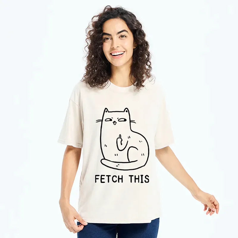 Vintage Cat T-Shirt for Summer Vacation