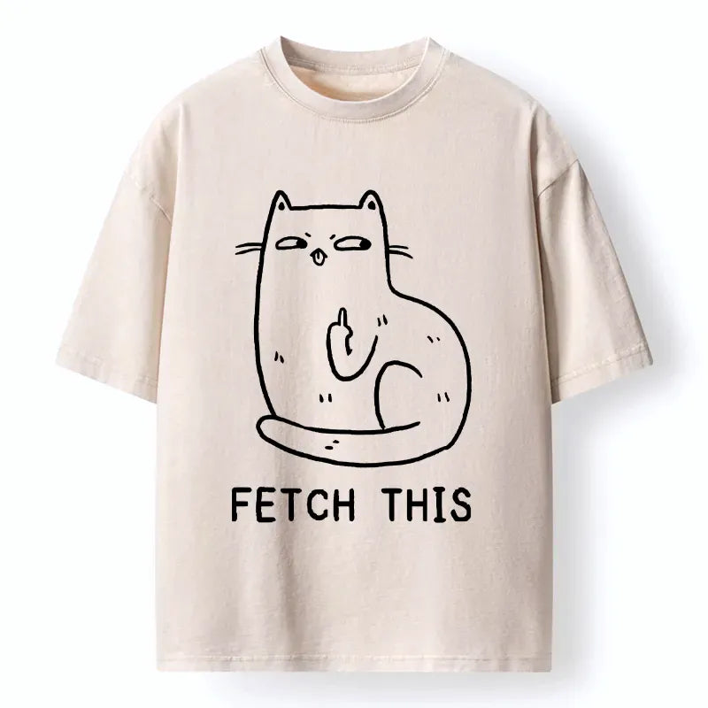 Vintage Cat T-Shirt for Summer Vacation
