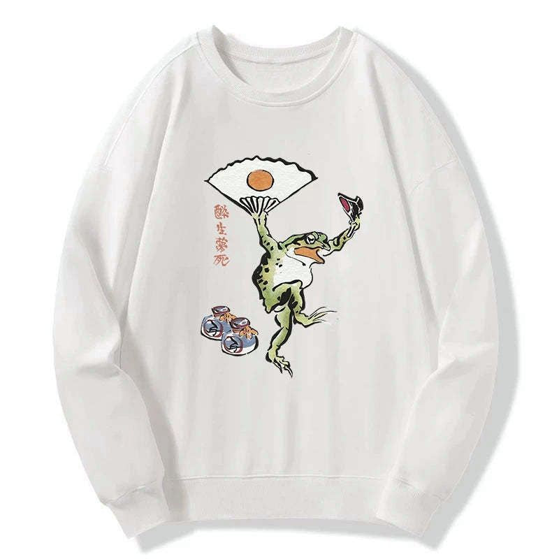 Vintage Japanese Frog Sweatshirt Limited Edition