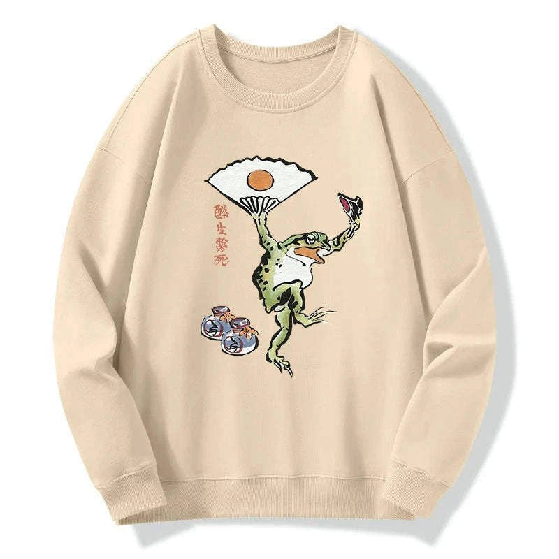 Vintage Japanese Frog Sweatshirt Limited Edition