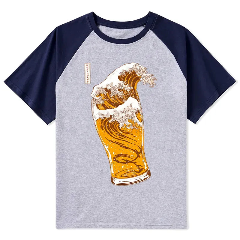 Kyoto lion print tee for vacation