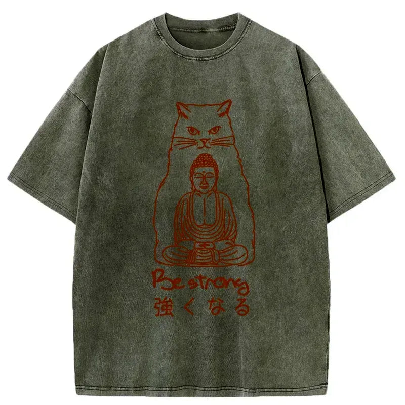 funny washed t-shirt for daily wear