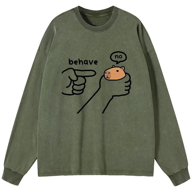 Retro Capybara T-Shirt for Daily Wear