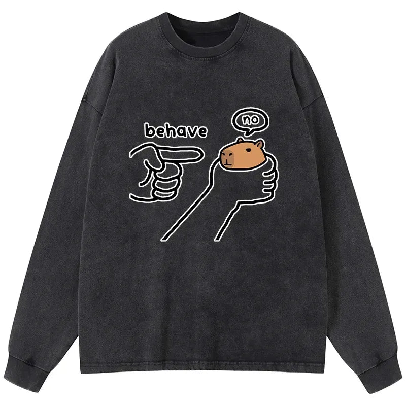 Retro Capybara T-Shirt for Daily Wear