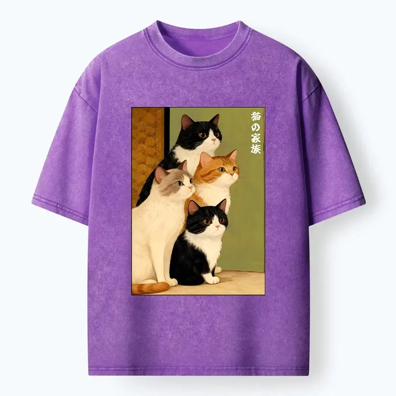 Unisex Cat Family T-Shirt Gift Idea