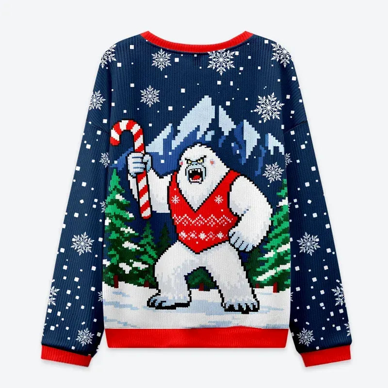 Japanese Christmas ugly sweatshirt for men