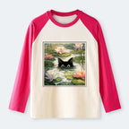Long sleeve raglan shirt for gift idea