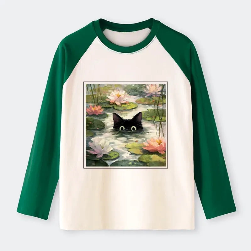 Long sleeve raglan shirt for gift idea