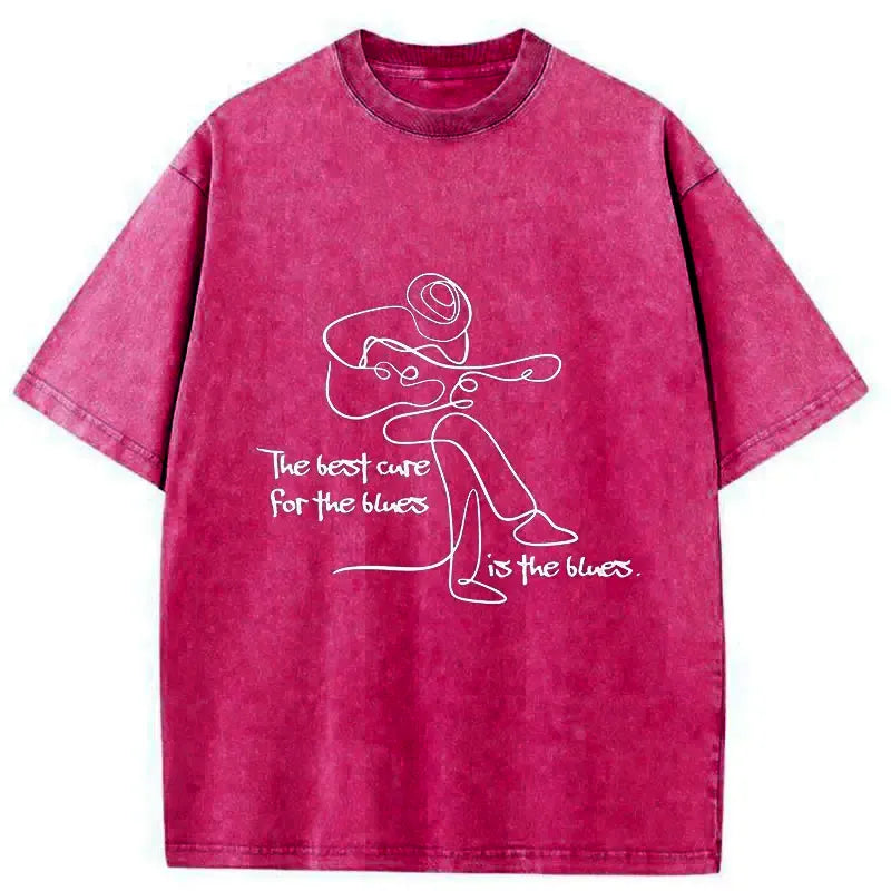 Washed Unisex T-Shirt for Summer Vacation