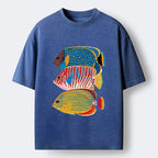Unisex Cotton Ocean Fish T-Shirt on Sale
