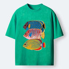 Unisex Cotton Ocean Fish T-Shirt on Sale
