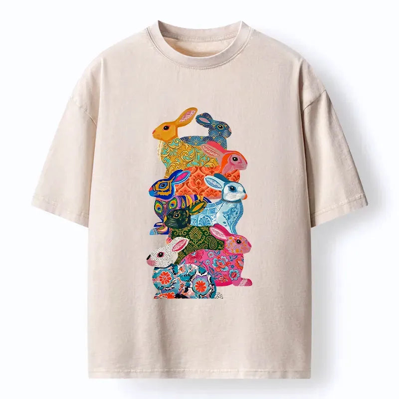 Vintage Kyoto-Lion Unisex Cotton Tee