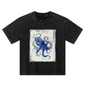 Kyoto-Lion In The Deep: The Octopus¡¯s Journey Kids Washed T-Shirt