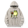 Kyoto-Lion Frog Sorry Mode Activated Washed Hoodie