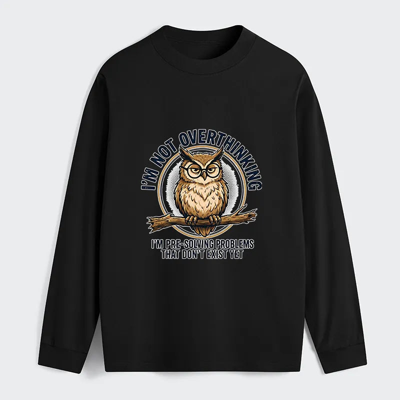 Kyoto-Lion Overthink Master Owl Classic Long Sleeve T-Shirt