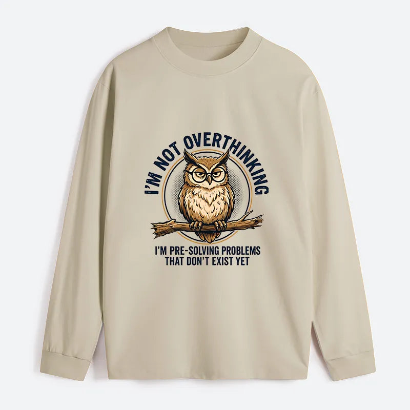 Kyoto-Lion Overthink Master Owl Classic Long Sleeve T-Shirt