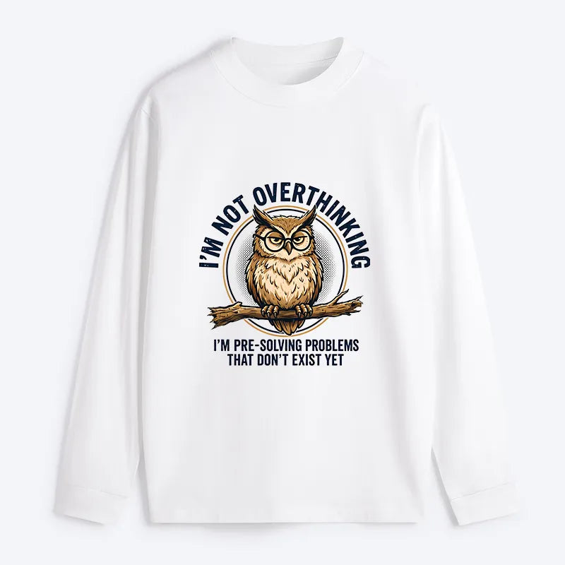 Kyoto-Lion Overthink Master Owl Classic Long Sleeve T-Shirt