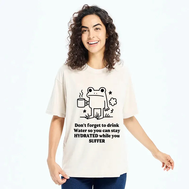 Washed Unisex T-Shirt for Summer