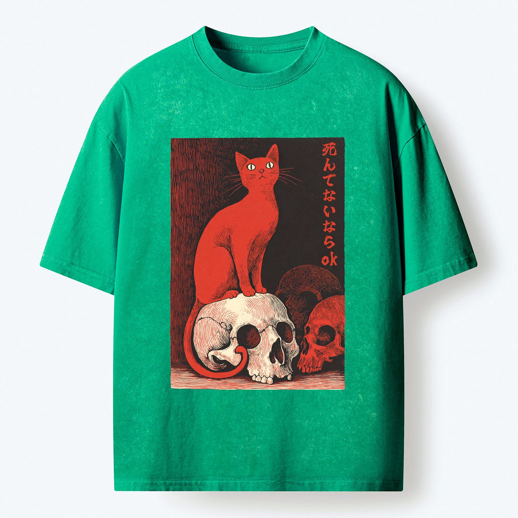 Kyoto Lion Unisex Cotton T-Shirt for Gift Idea