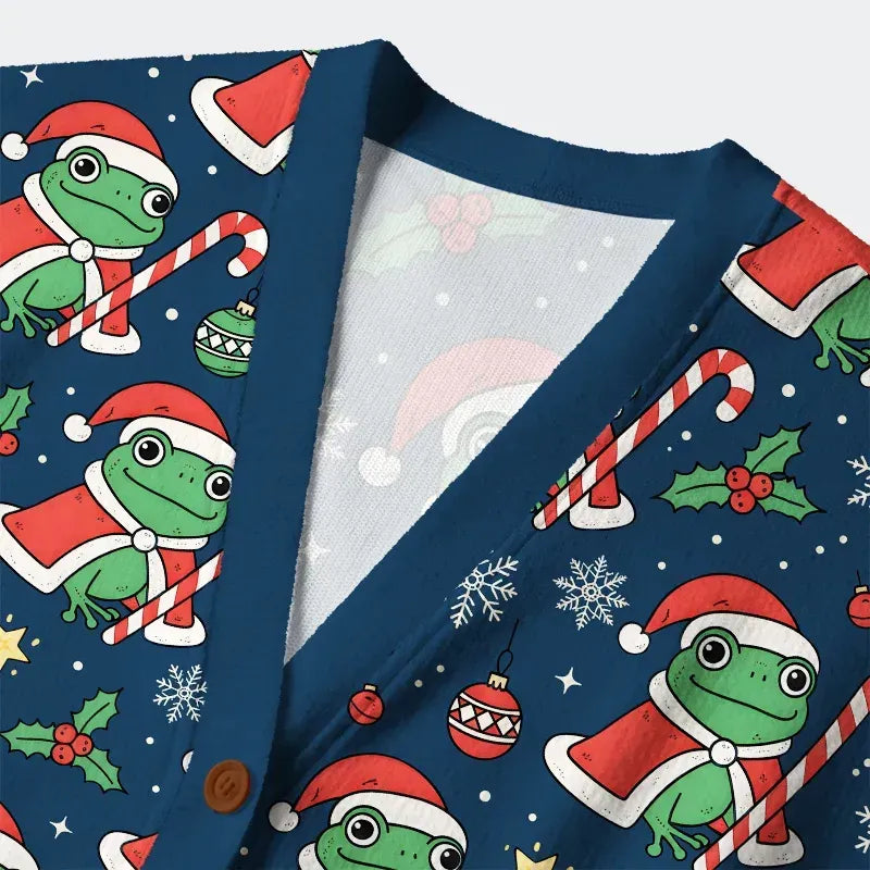 Kyoto Lion Christmas frog cardigan gift idea