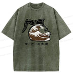Retro Japanese Wave T-Shirt Streetwear Style