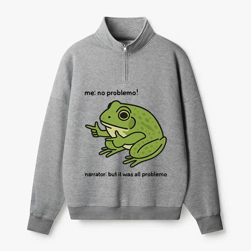 Funny Frog Sweatshirt for Daily Wear