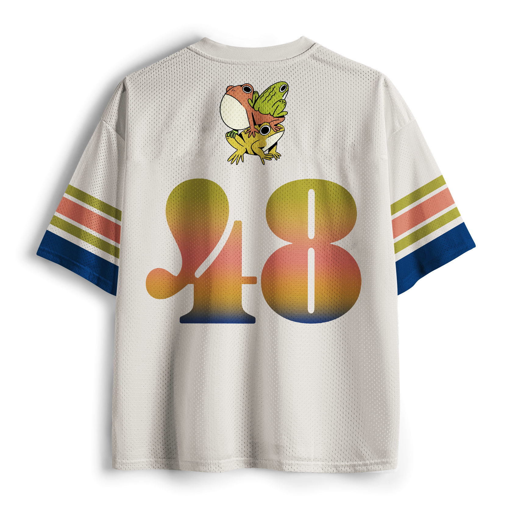 Kyoto-Lion Leap Frog Gradient Mesh Jersey
