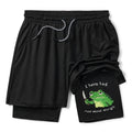 Kyoto-Lion Impatient Frog Training Shorts