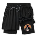 Mothman graphic shorts for daily wear