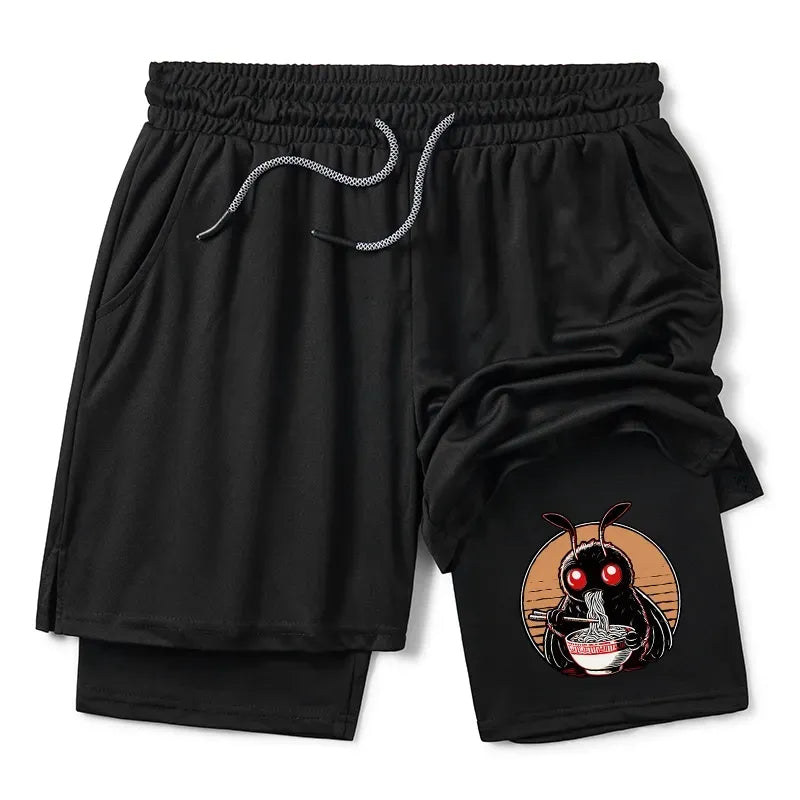 Mothman graphic shorts for daily wear