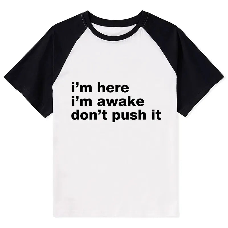Awake but not ready vintage tee