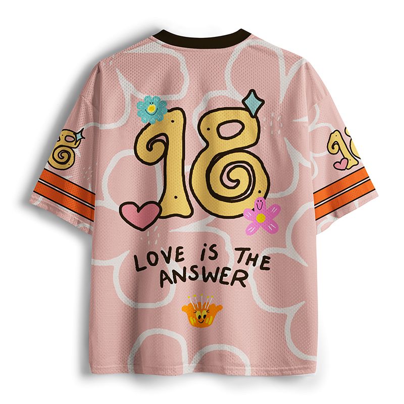 breathable mesh jersey for summer