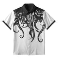 Kyoto-Lion Octopus Tentacles Japan Button-up Shirt