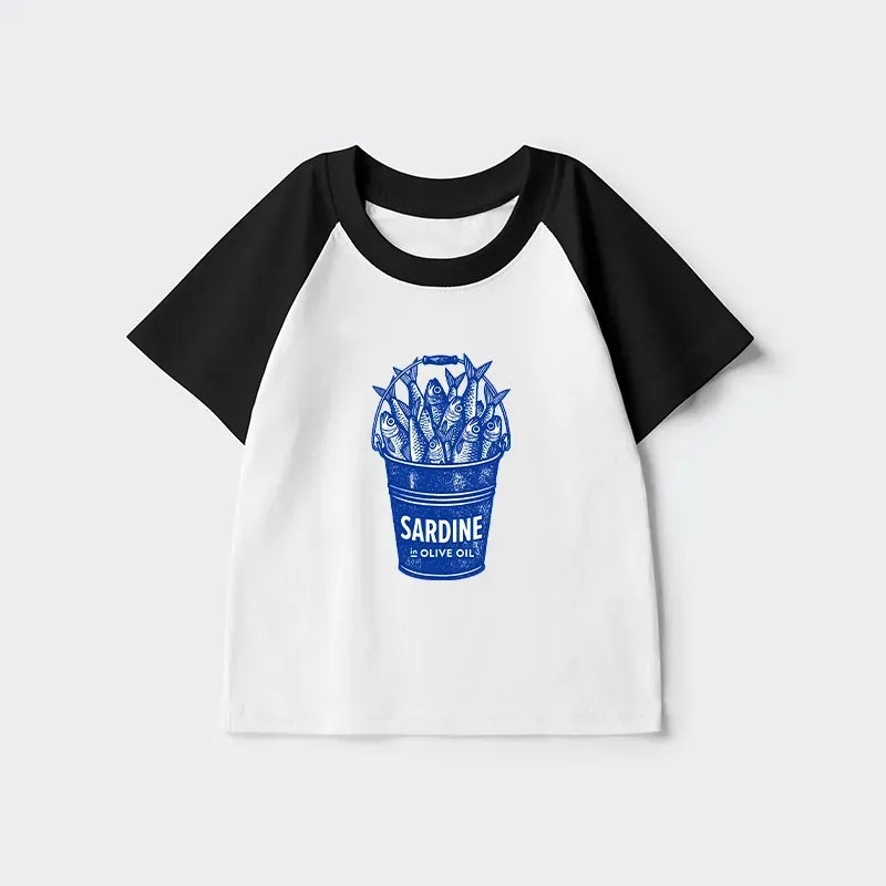 funny japanese raglan shirt for children