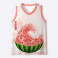 Kyoto-Lion Watermelon Wave Summer Ukiyo Art Mesh Tank Top