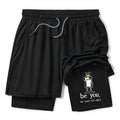 Unisex Frog Print Shorts for Summer