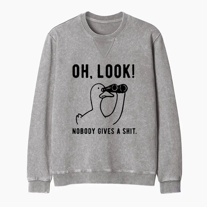 funny duck sweatshirt for daily wear