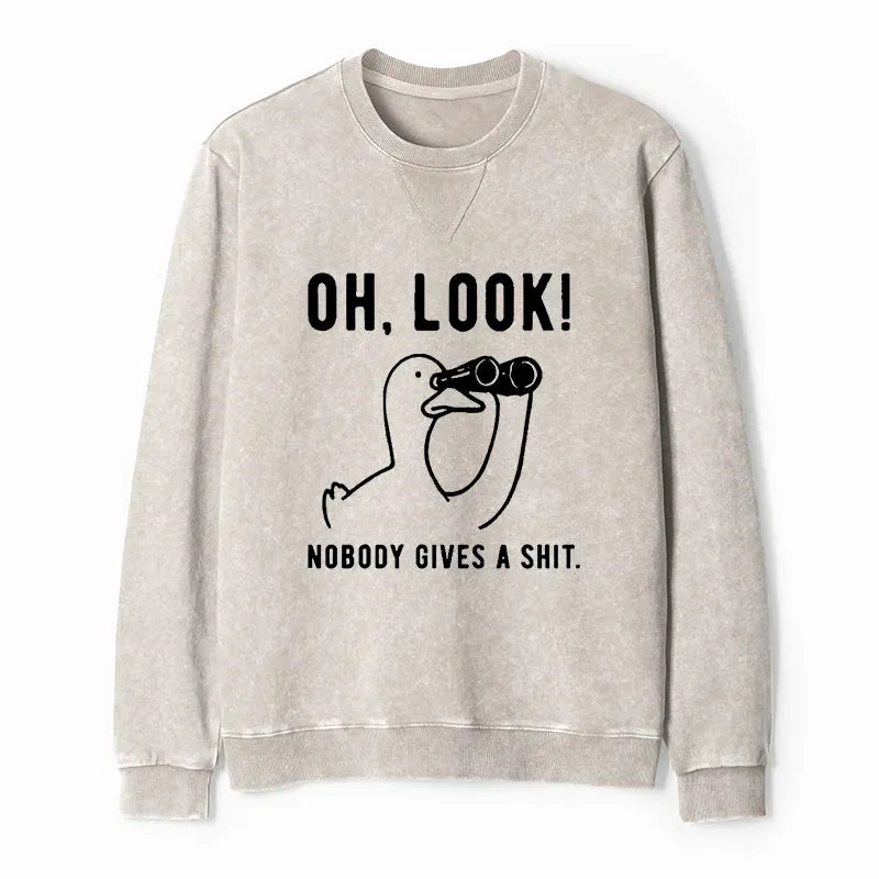 funny duck sweatshirt for daily wear