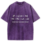 Kyoto-Lion The Plan Failed Washed T-Shirt